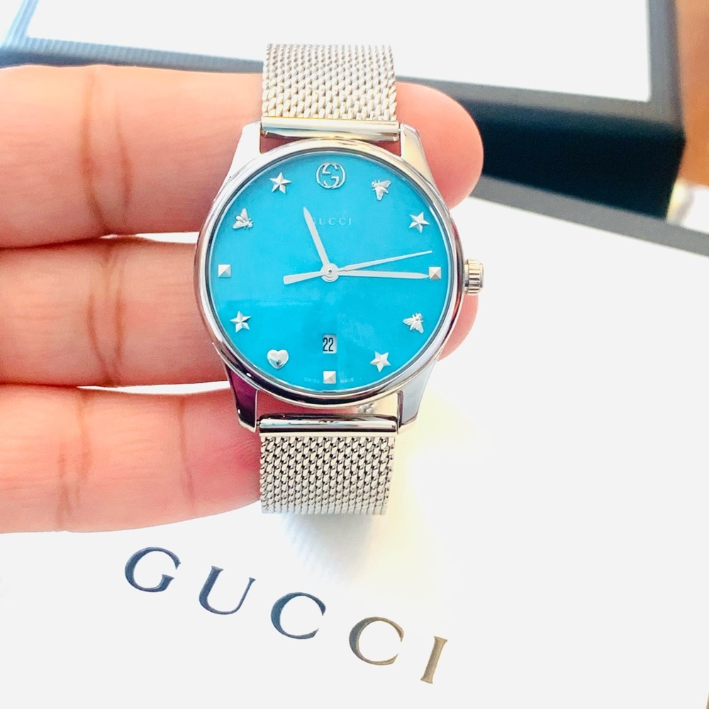 ❤️Authentic Gucci mother of Pearl watch ❤️ - Picture 7 of 8